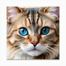 Portrait Of A Cat 1 Canvas Print