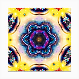 Psychedelic Mandala 37 Canvas Print