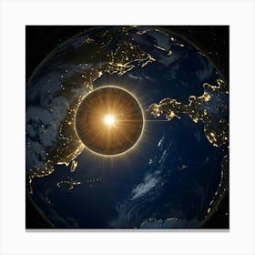 Eclipse Of The Sun Canvas Print