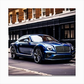 Bentley Car Automobile Vehicle Automotive British Brand Logo Iconic Luxury Performance St (2) Canvas Print