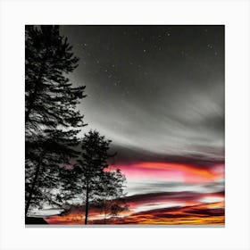 Swedish Sunset Canvas Print