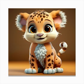 Cheetah Cub 8 Canvas Print
