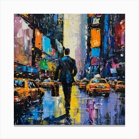 New York City Man Canvas Print