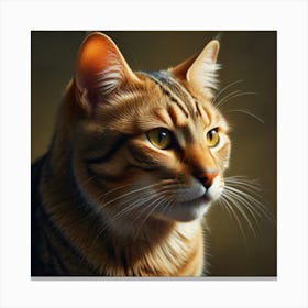 Portrait Of A Cat 8 Canvas Print