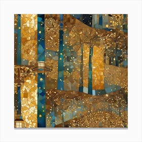 Klimt'S Forest Canvas Print