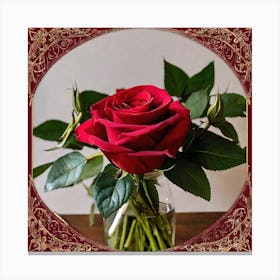 Red Rose Canvas Print