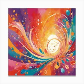 Abstract Swirl Canvas Print