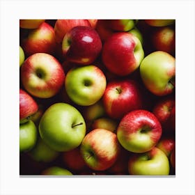 Red And Green Apples 6 Canvas Print
