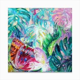 Tropical Laef Canvas Print