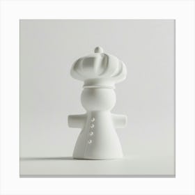 Chef Figurine Canvas Print