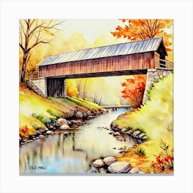 FM-45 GRANDPA'S BRIDGE 1 Canvas Print