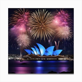 AUSSIE NEW YEAR Canvas Print