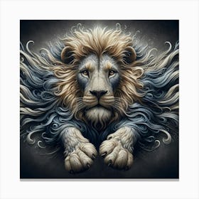Fierce Lion Canvas Print