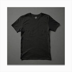 Black T - Shirt 39 Canvas Print