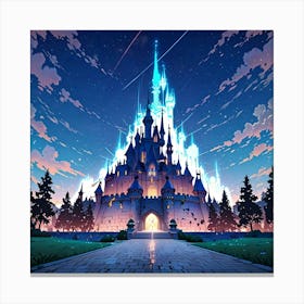 Disney Castle Canvas Print