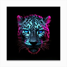 Neon Leopard 4 Stampe su tela