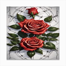 Red Roses Canvas Print