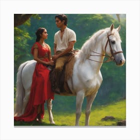 Couple arts Canvas Print