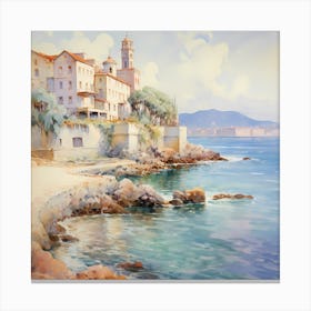 Golden Shores of Italy Canvas Print