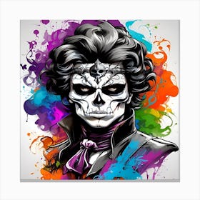 Scary man Canvas Print