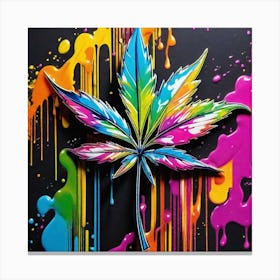 Marijuana Leaf 2 Canvas Print