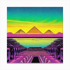 Pyramids Of Giza 1 Canvas Print