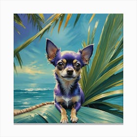 Chihuahua Lost Canvas Print