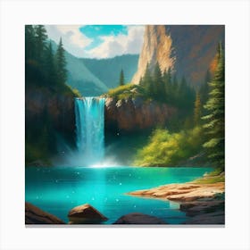 Waterfall 13 Canvas Print