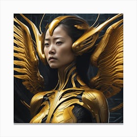 Golden Angel Canvas Print