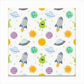 Space Aliens Canvas Print