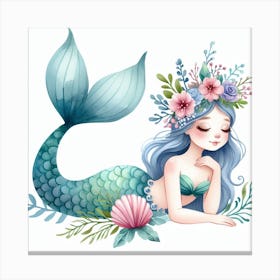 Mermaid Canvas Print