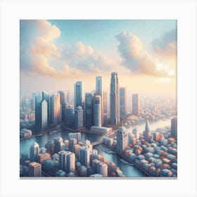 Cityscape 3 Canvas Print