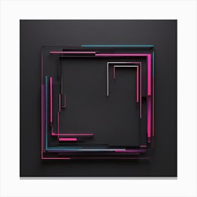 Abstract Square Frame Canvas Print