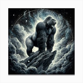 Gorilla In The Sky 1 Canvas Print