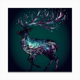 Galaxy Deer 1 Canvas Print