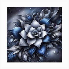 Blue Flower Canvas Print