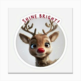 Rudolph The Red Nosed Reindeer Canvas Print