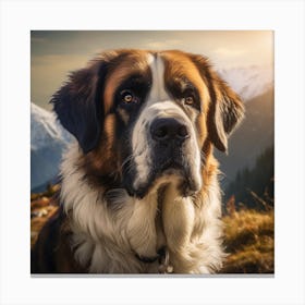 St Bernard Canvas Print