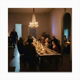 Dinner Party 3 Canvas Print