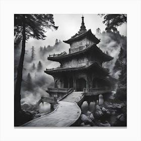 Chinese Pagoda Canvas Print