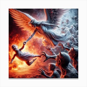 Angel Of Death II Canvas Print