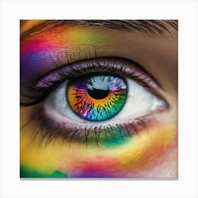 Rainbow Eye 8 Canvas Print