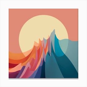 Rainbow Peak Nursery (2) Canvas Print