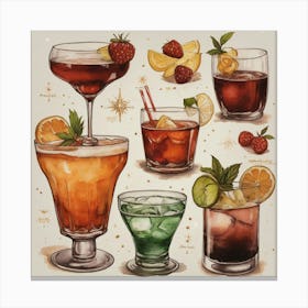 Default Drinks In Connection With Certain Events And Holidays 1 Canvas Print
