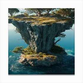 Tree Island Canvas Print