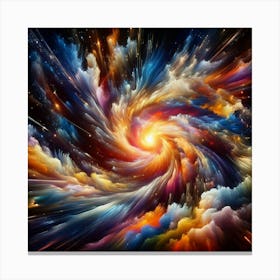 Cosmic Vortex Canvas Print