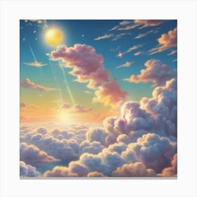 Clouds In The Sky Canvas Print