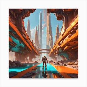 Halo Armageddon Concept Art Canvas Print