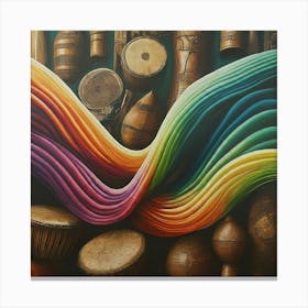 Rainbow Drums Canvas Print