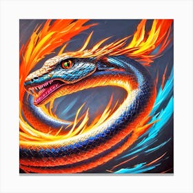 Fire Dragon 6 Canvas Print